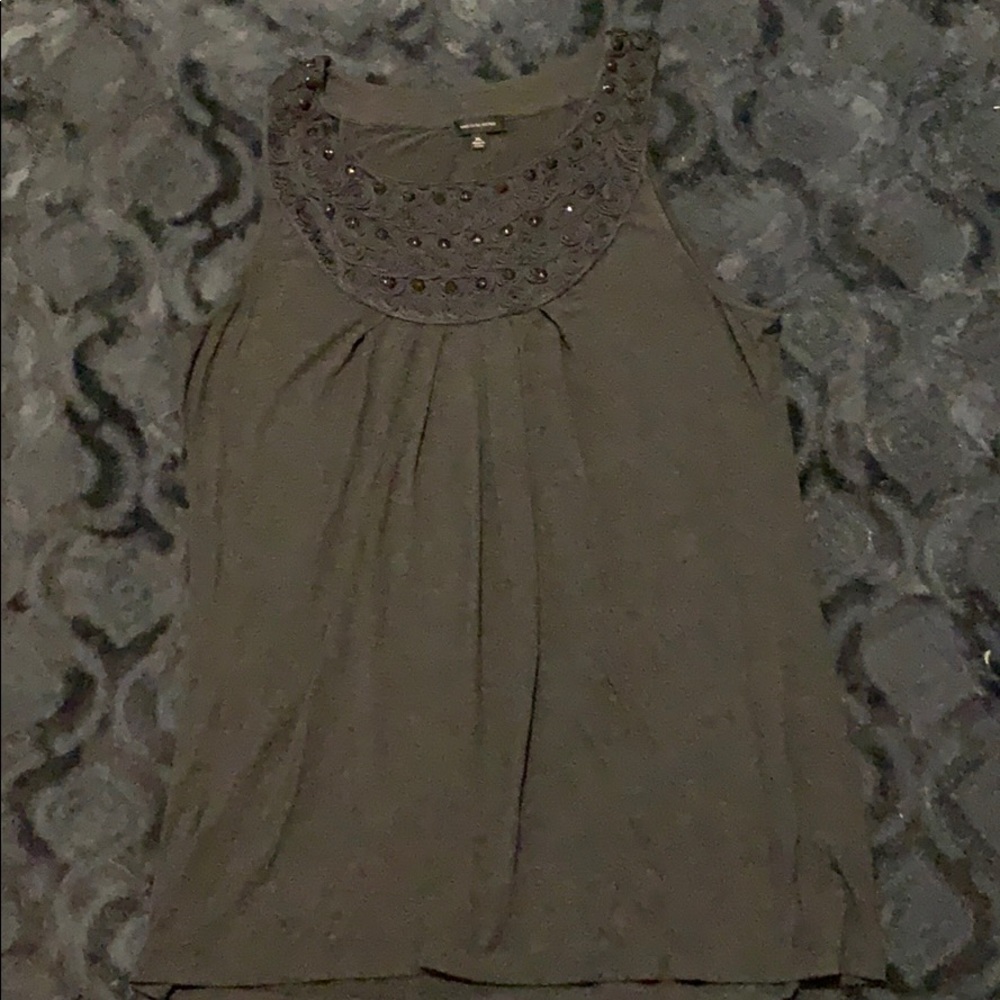 Saks Fifth Avenue sleeveless grey shirt size XL